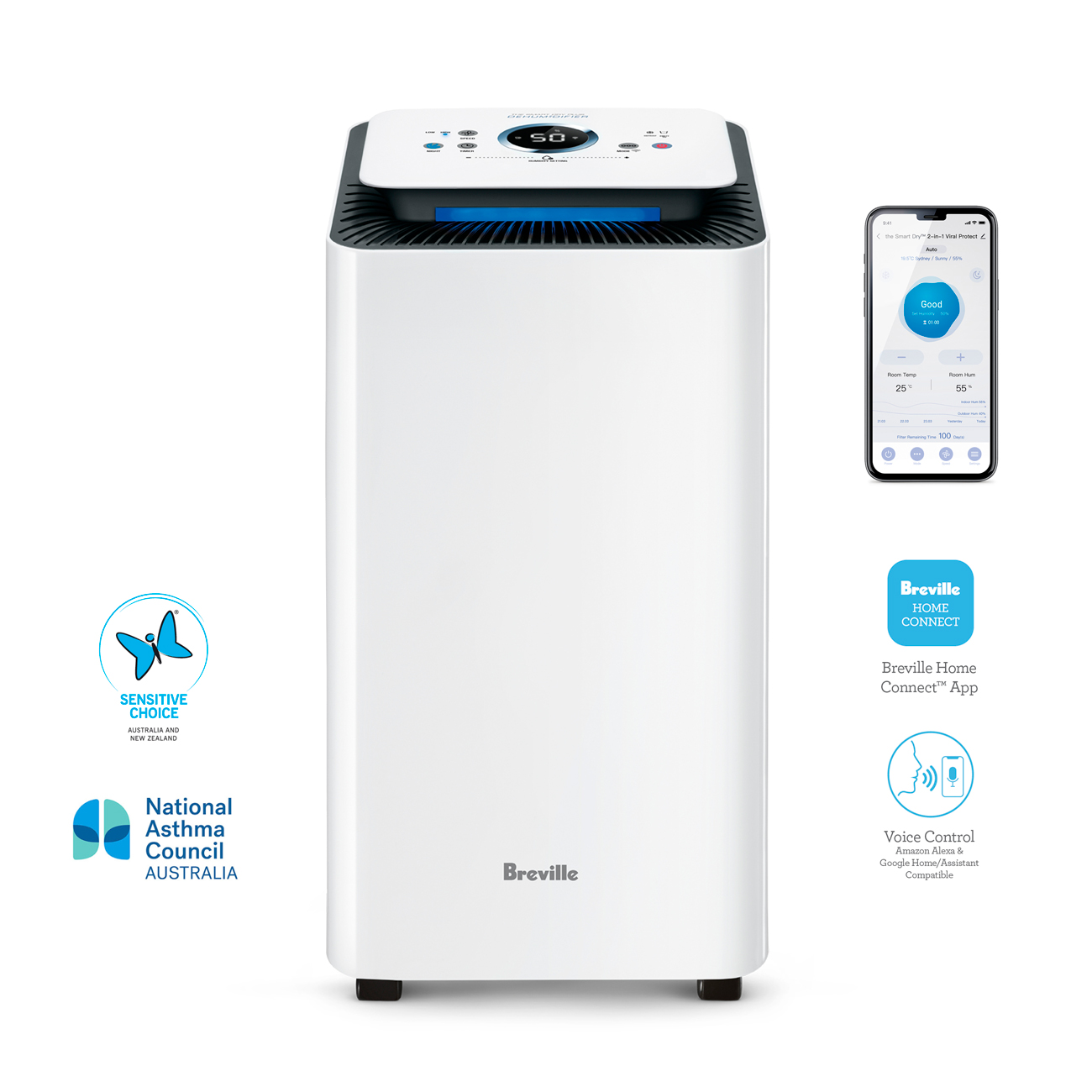 the Smart Dry™ Connect Dehumidifier