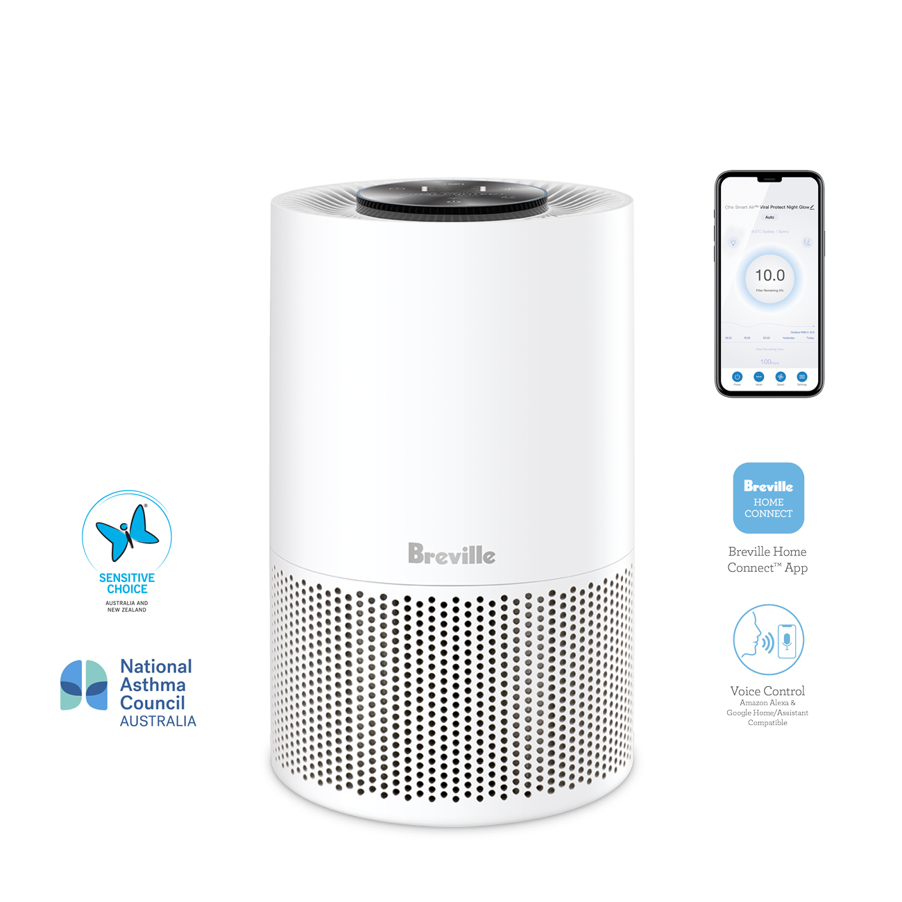 the Smart Air™ Viral Protect Night Glow Purifier