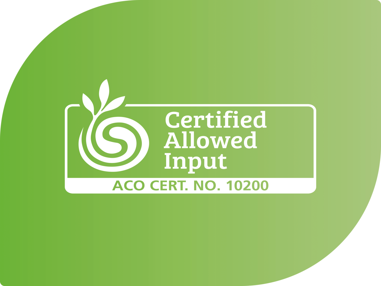 Free from Phosphate and GMOs