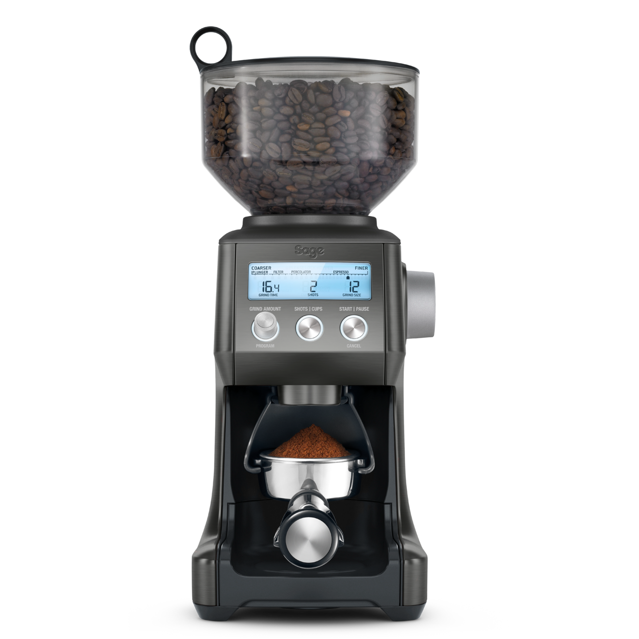 Sage Black Stainless Steel The Smart Grinder™ Pro