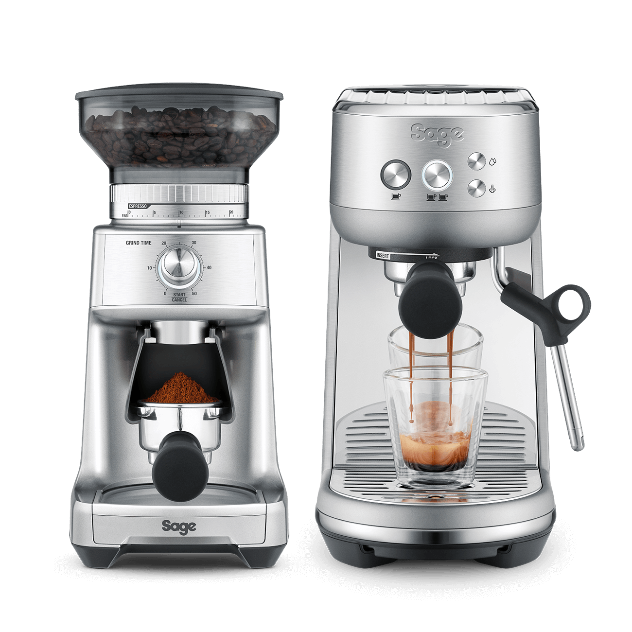 Sage The Bambino® Bundle Brushed Stainless Steel