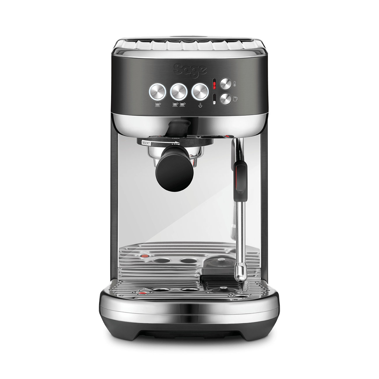 Sage Black Stainless Steel The Bambino™ Plus