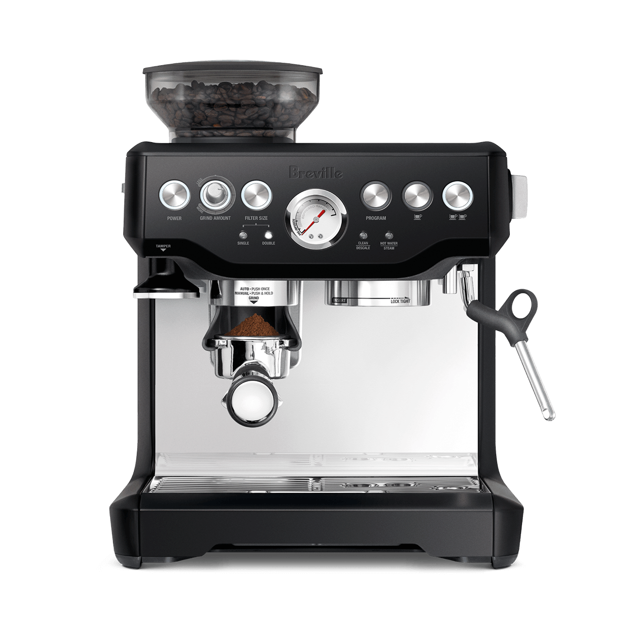 Breville the Barista Express™ Coffee Machine Black Truffle BES870BTR