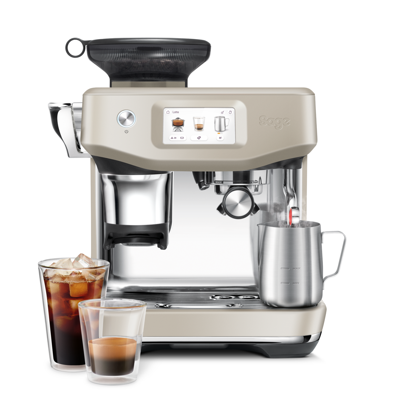 Sage Almond Nougat The Barista Touch™ Impress – With Cold Extraction