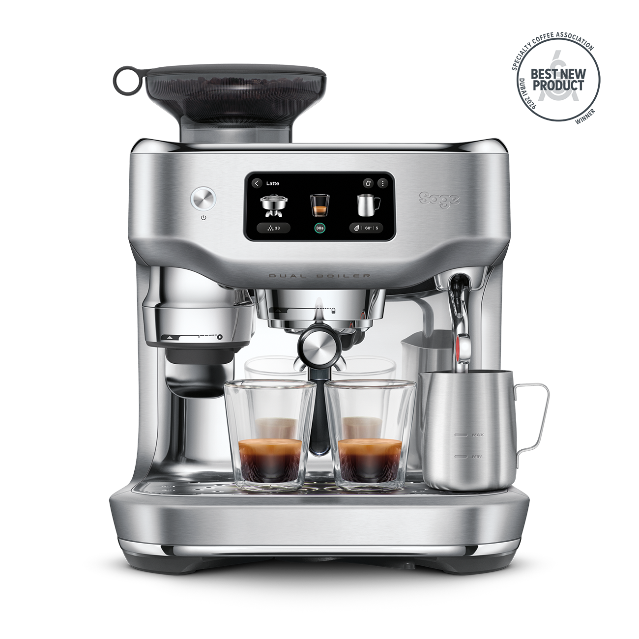 Sage Brushed Stainless Steel The Oracle™ Dual Boiler