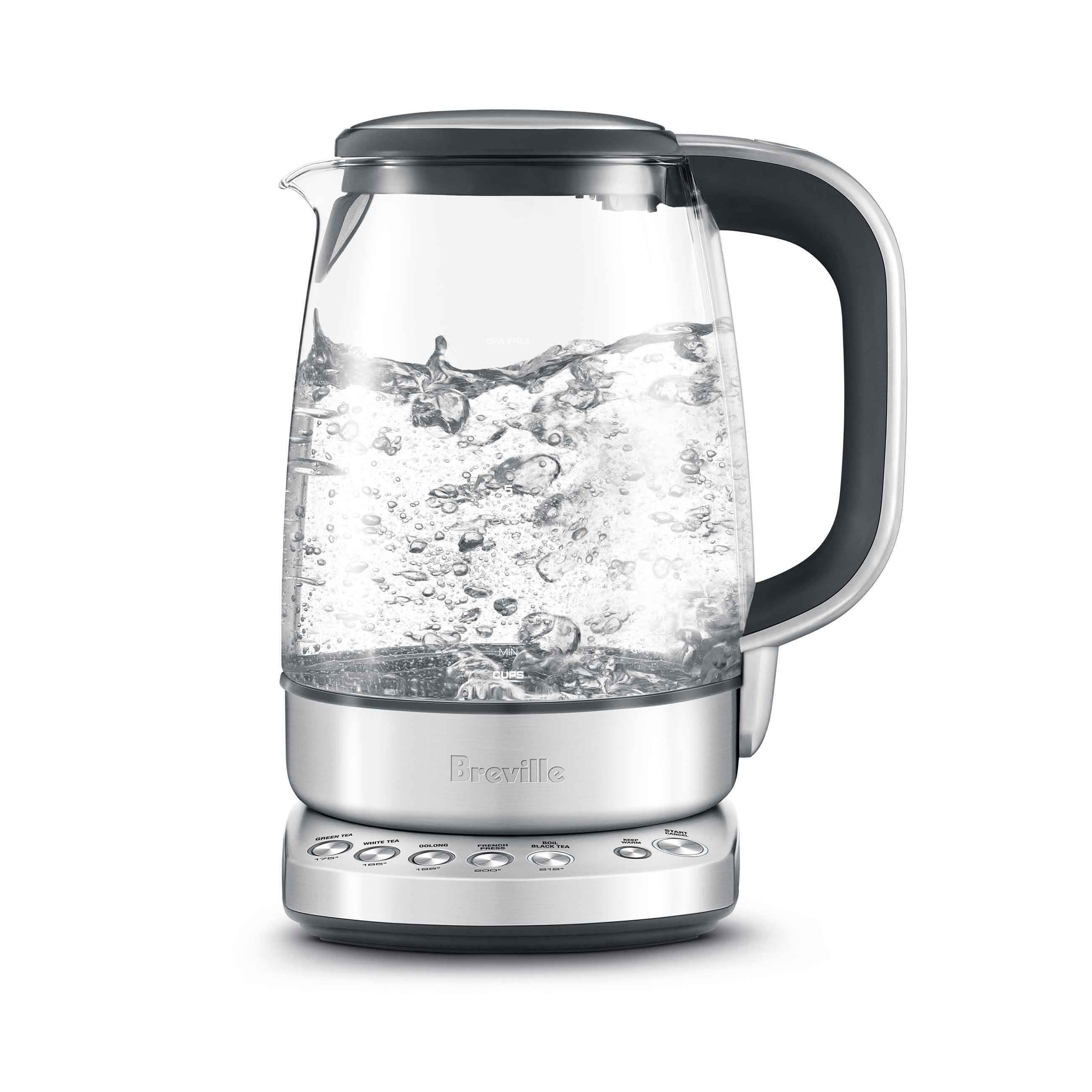 the Smart Kettle™ Pure Kettles & Tea in Glass kettle with stainless steel base