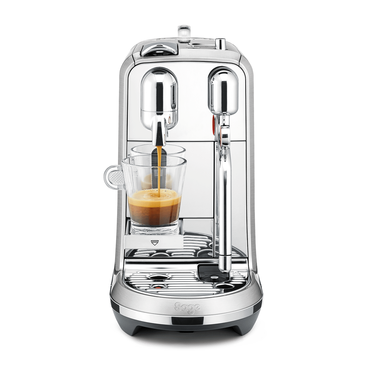 Nespresso by Sage Creatista Plus BNE800BSS Pod Coffee Machine with Milk Frother - Stainless Steel