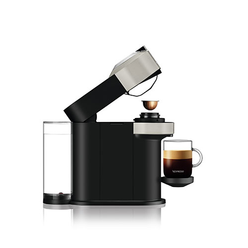 Vertuo Next with coffee and capsules