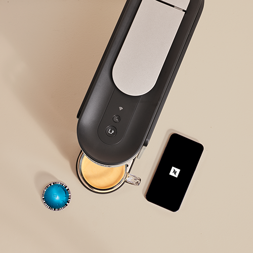 Connected machine via Nespresso Smart App