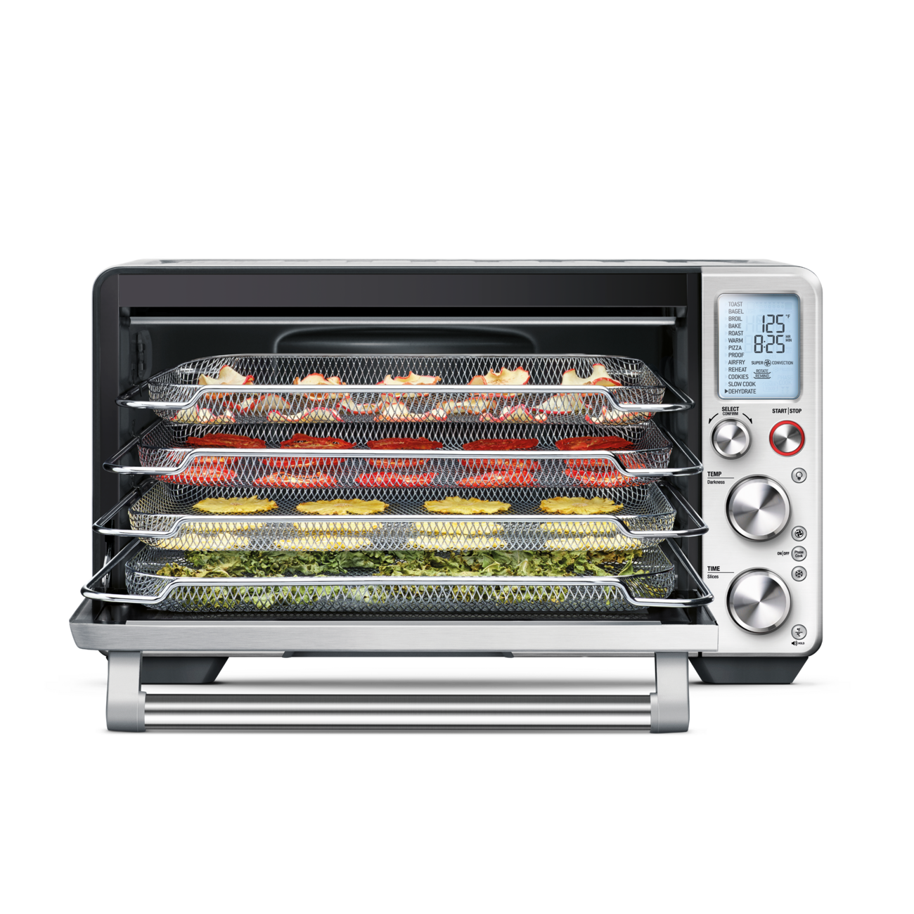 Open Smart Oven® Air with food inside