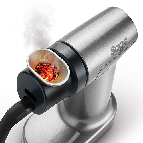 the Smoking Gun® & Cloche in Silver removable burn chamber removable burn chamber