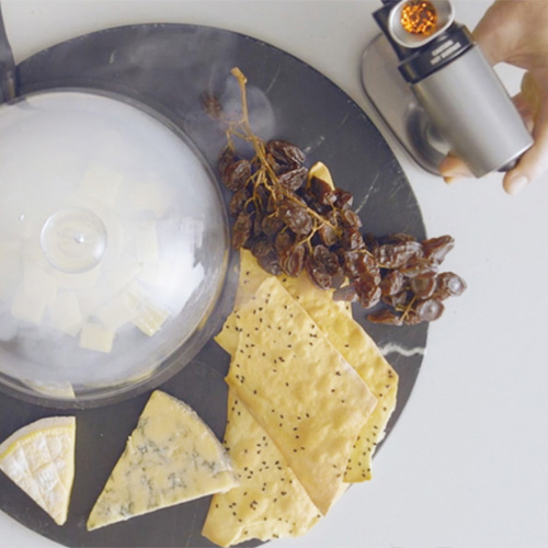 the Smoking Gun® & Cloche in Silver silicon smoke tube silicon smoke tube