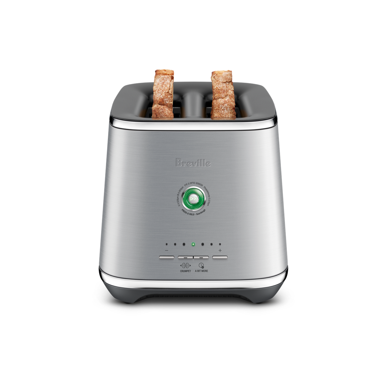 Toast in the slots of the Eye Q™ Auto 2 Slice