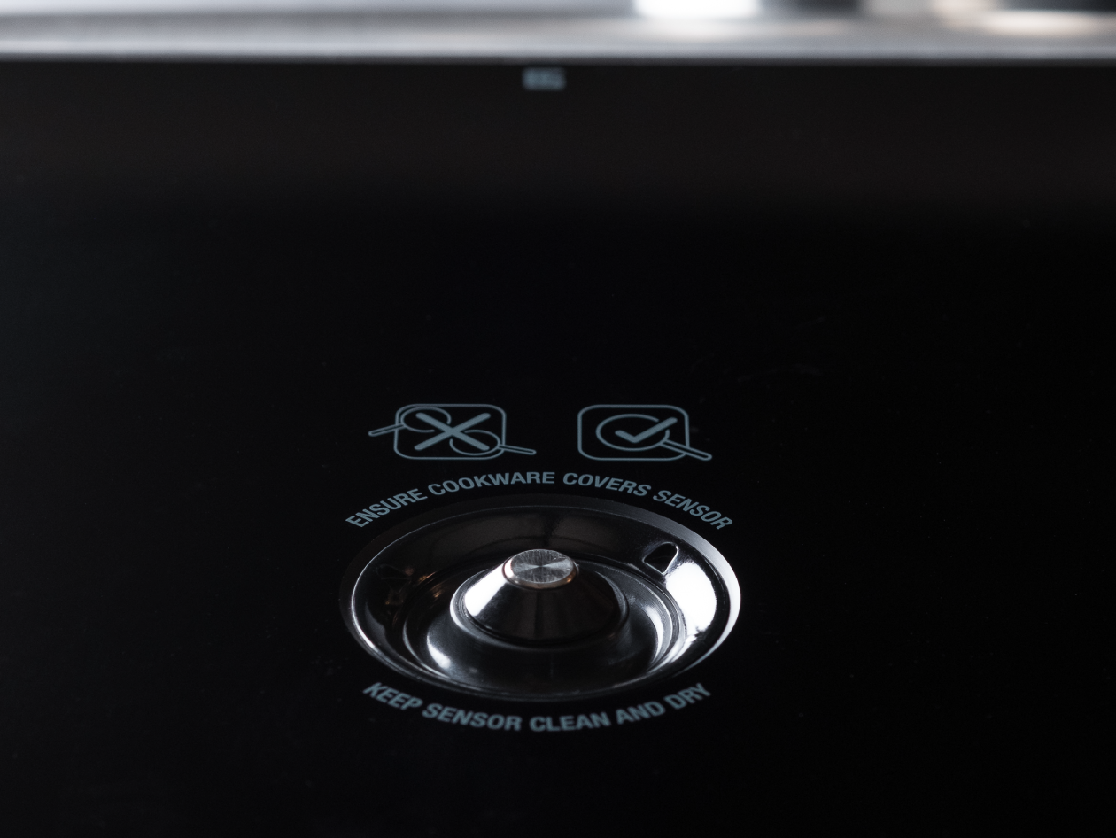 Close-up of sensor system.