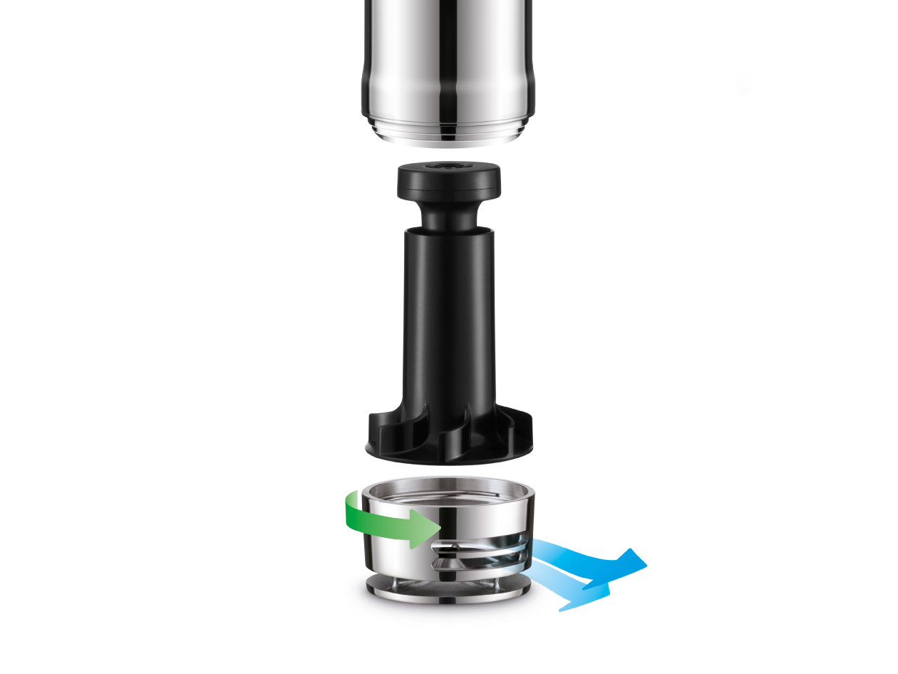A diagram of the internal components of the pumping system.