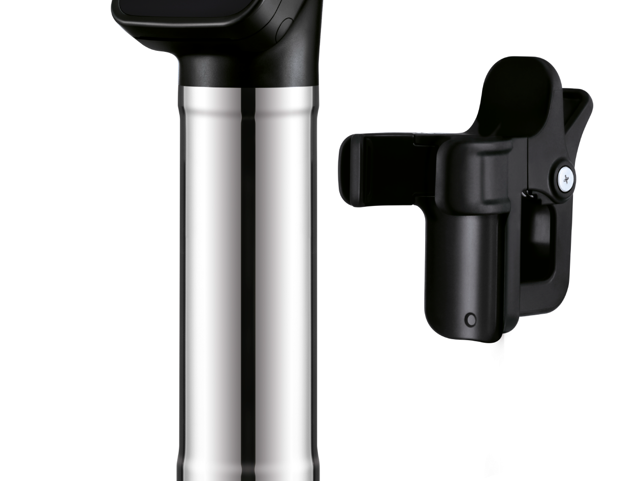 A diagram of the clamp that attaches to the cylindrical component of the HydroPro™.