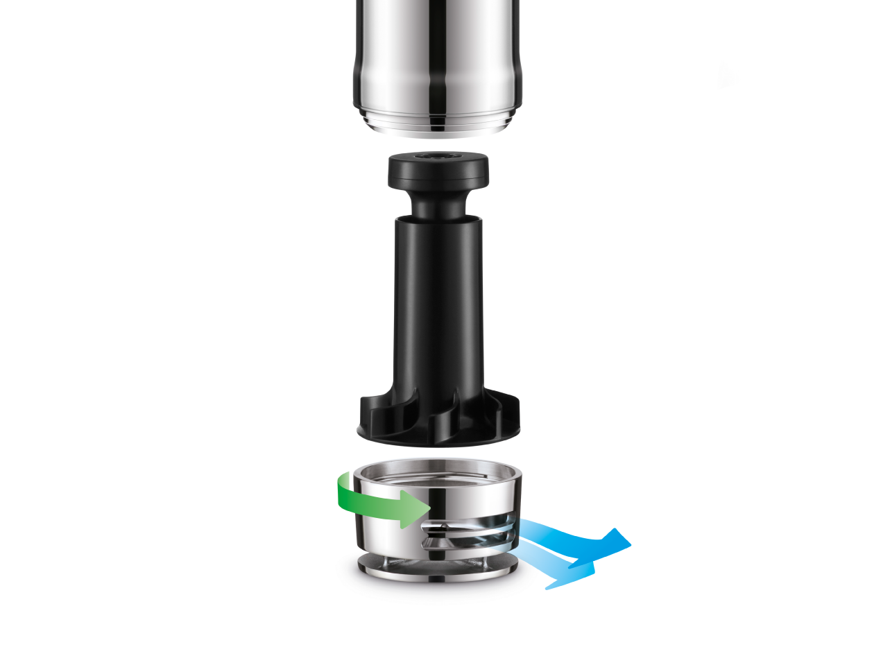 A diagram of the internal components of the pumping system.