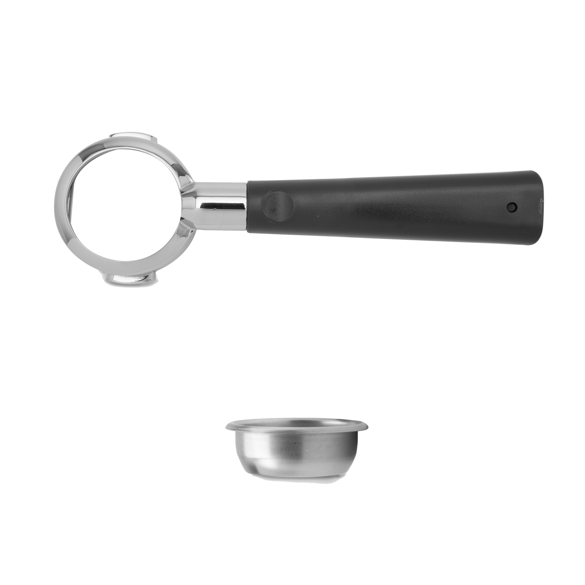 Portafiltro bottomless, manico di design - Thumbnail 3