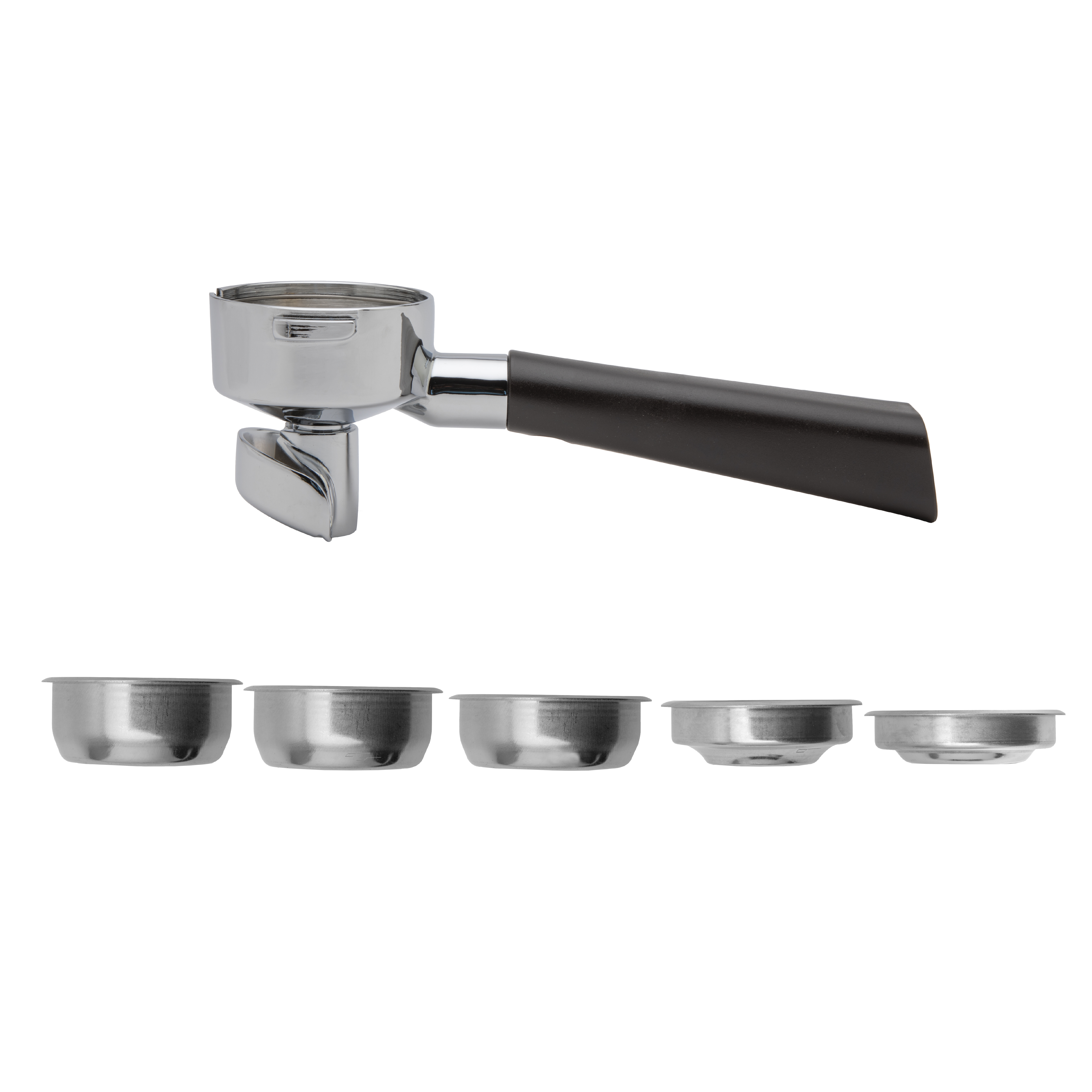 Portafiltro 2 vie, manico di design - Thumbnail 5