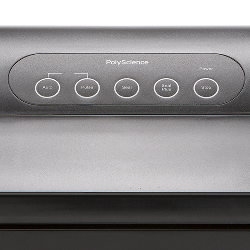 A close-up of the button controls on the Seal Plus.